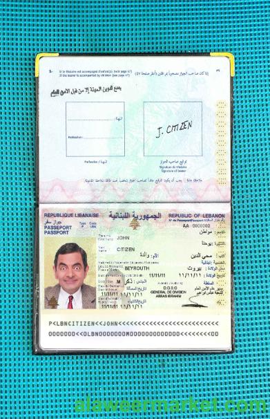 Lebanon passport photo look